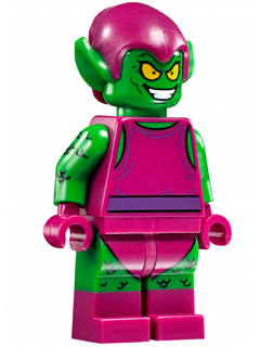 LEGO Minifigure-Green Goblin - Magenta Outfit-Super Heroes / Spider-Man-sh271-Creative Brick Builders